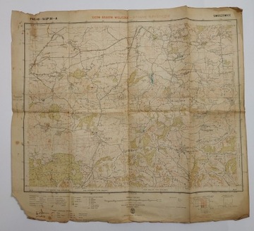Mapa WIG 1936 - SWOSZOWICE ŚWIĄTNIKI MOGILANY