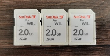 Oryginalna karta pamięci Sandisk 2GB do Wii.Unikat