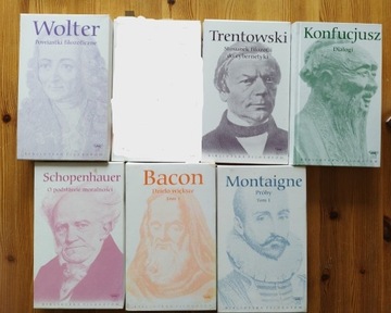 Biblioteka Filozofów X 6 Konfucjusz Wolter Bacon