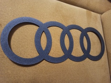 Logo Audi. Nowe. 