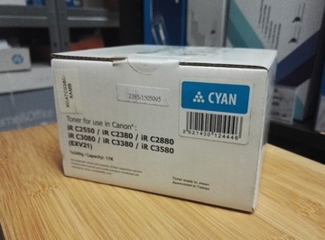 Toner zamienny do kserokopiarki Canon C2380 Cyan