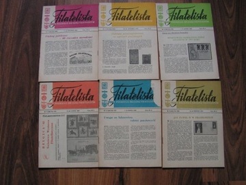 FILATELISTA rocznik 1983 - brak 6 numerów