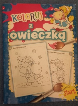 Kolorowanka Koloruj z owieczką