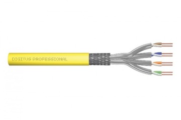 Kabel instalacyjny internetowy Draka UC1200 (NA METRY) HS23 Cat.7A żółty 4P