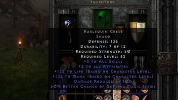 Czako / Shako - Diablo 2 Ressurected LADDER PC