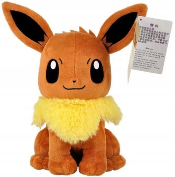 POKEMON PLUSZAK EEVEE MASKOTKA DUŻA 25 CM !