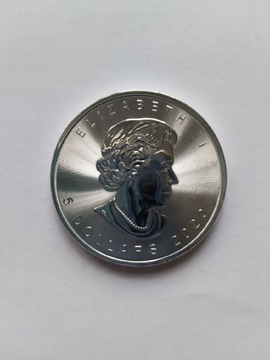 Srebrna moneta liść klonowy 