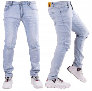 Spodnie męskie jeansowe r.32