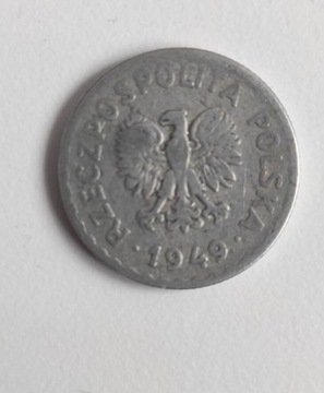 Moneta 1 zł 1949r