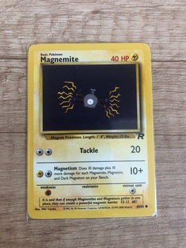 Magnemite pokemon 60/82 team rocket karta