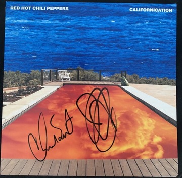 Red Hot Chili Peppers Californication autografy