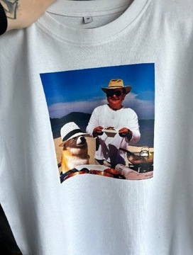 T-shirt - Robert Makłowicz z pieskiem (koszulka) 