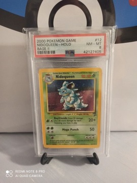 Nidoqueen Holo Base Set 2 PSA8