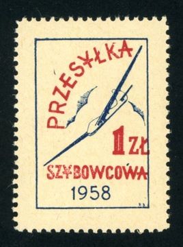 1958 Poczta szybowcowa gwar. Korszeń