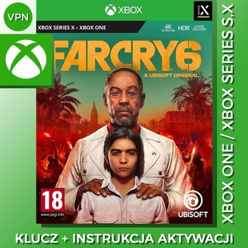 Far Cry 6 Xbox ONE series X S klucz