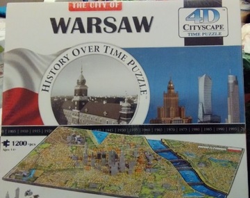 Puzzle 4D Cityscape Warsaw 1200 el.