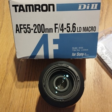 Obiektyw TAMRON 55-200 F4-5.6 LD macro Sony A