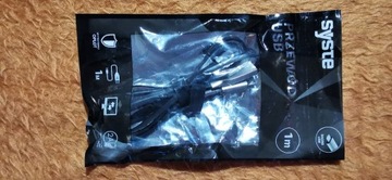 Nowy Kabelek Micro USB SYSTE płaski 1m czarny