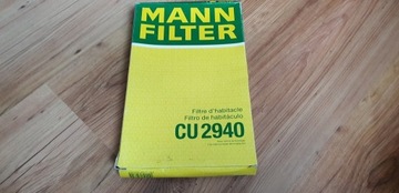 Filtr kabinowy MANN. C2, C3, C4, 1007,  307, 308