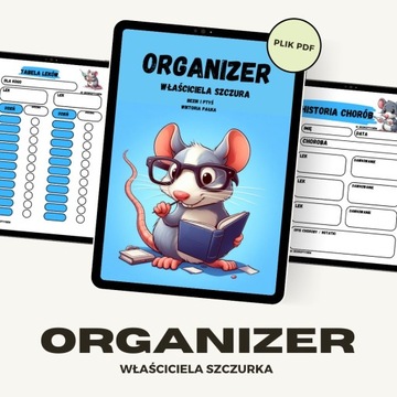 Planer/organizer właściciela szczurka 