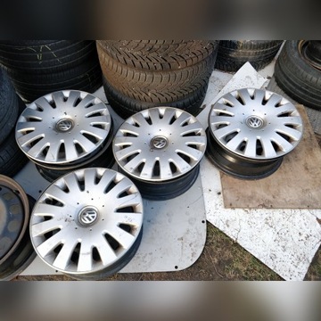 Felgi 16" VW Oryginał z kołpakami 5*112