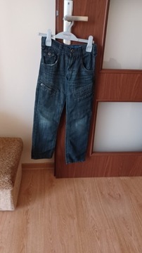 Spodnie jeans Rebel Straight Fit 128