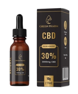 Olejek konopny CBD 30% 11ml ekstrakcja alkoholowa