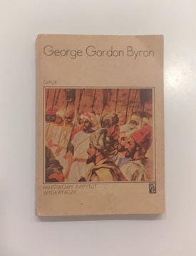 George Gordon Byron "Giaur" książka PRL 