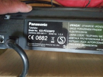 Telefon z typu fax  Panasonic 
