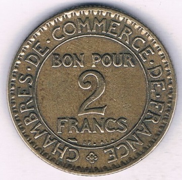 FRANCJA 2 Franki 1925