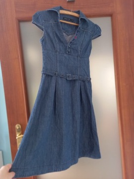 Jeansowa sukienka r. XS, Mohito, suknia