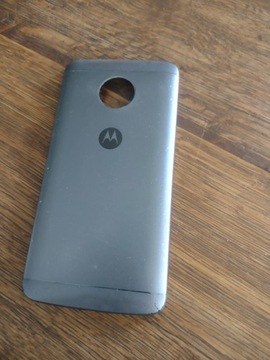 Klapka tył oryginał aluminiowa Motorola E4 plus