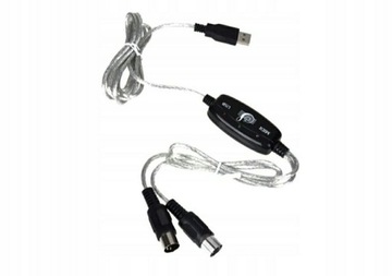 Kabel złączka do keyboardów syntezatorów USB midi interfejs