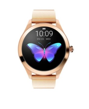 Smartwatch damski KW10, złoty