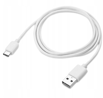 Kabel USB - USB - C 1m przewód do ładowania biały