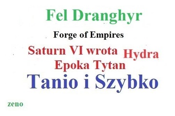 Forge of Empires Tytan Saturn Hydra Fel Dranghyr