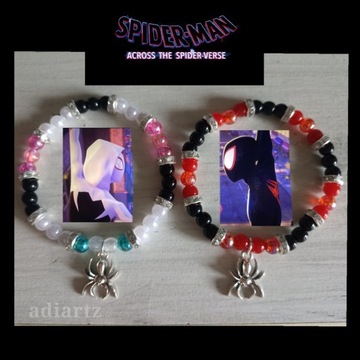 Spider-Man zestaw 2 bransoletek handmade