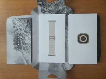 Apple Watch Ultra 49mm Titanium Starlight Alpine L