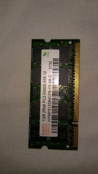 Pamięc Ram Hynix 1GB 2Rx8 PC2-5300S-555-12