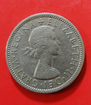 Anglia Elżbieta II Two Shillings 1966 Mn