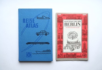 Mapa Berlina DDR + Reise Atlas