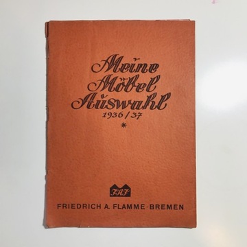 Meine Moebel Auswahl 1936/37 katalog meblowy