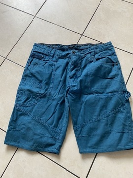Krótkie spodenki jeansowe pas 94 cm