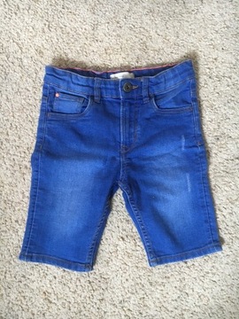 Krótkie spodenki szorty jeans dziecięce 122-128 cm