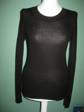 H&M sweter prążkowany rozmiar 38 M czerń