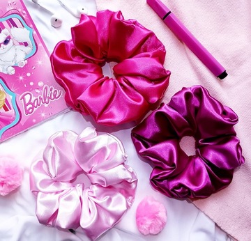 Zestaw scrunchies “Barbie” L