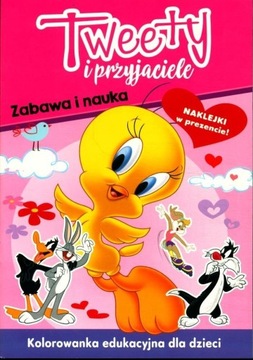 KOLOROWANKA EDUKACYJNA TWEETY I PRZYJACIELE 