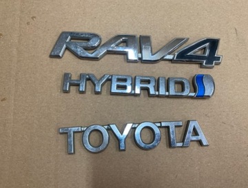 Emblematy Toyota Rav 4 Hybrid Lift