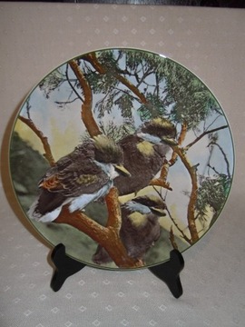 Ozdobny talerz ptaki kukabura Royal Doulton