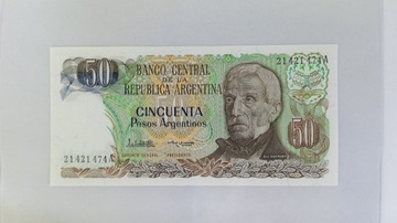 Argentyna 50 Pesos UNC 2